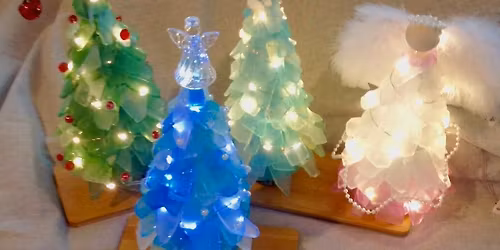 Sea Glass Tree,Angel,Grinch