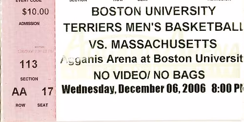 Boston University Terriers vs. UMass Minutemen
