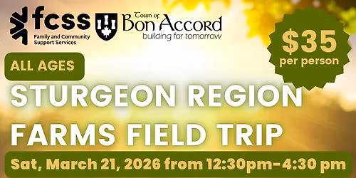 Sturgeon Region Farms Community Field Trip