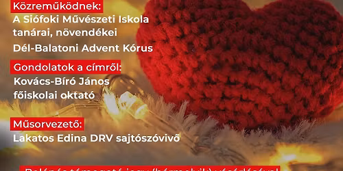 Sz\u00edvem Benned rem\u00e9l-Adventi j\u00f3t\u00e9konys\u00e1gi est