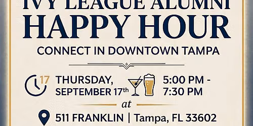 Ivy League Happy Hour