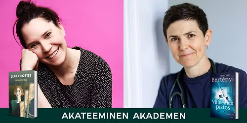 Turun Akateemisen Kohtaamispaikalla Jenna Kostet ja Patricia G. Bert\u00e9nyi