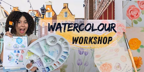 Watercolour Flowers at Manchester Square