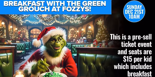 Breakfast With The Green Grouch!