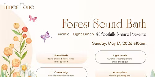 Escape City Stress: Forest Sound Bath + Picnic