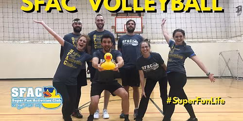 SFAC Indoor Volleyball (Adult Co-ed Social Sports)