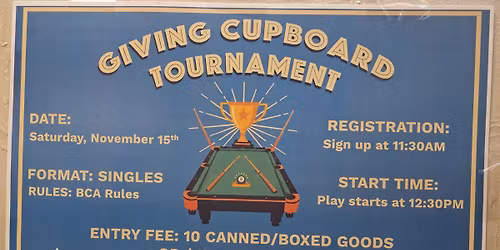 Giving Cupboard Tournament 