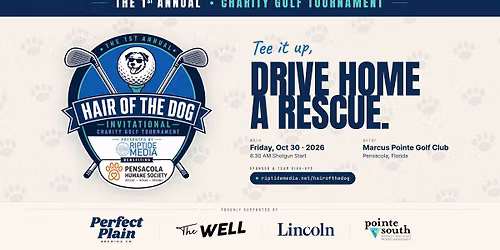 The 1st Annual Hair of the Dog Charity Golf Tournament - Benefiting Pensacola Humane Society