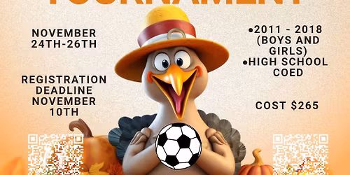 15th Annual Turkey Bowl 3v3 Tournament