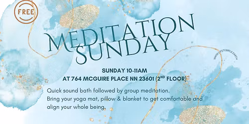 Meditation Sunday (free)