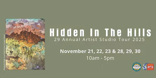 Hidden In The Hills Artist Studio Tour 