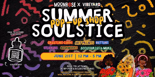 Summer Soulstice Pop- Up Shop at Vibeyard