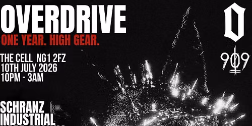 ONE YEAR. HIGH GEAR. OVERDRIVE x 909