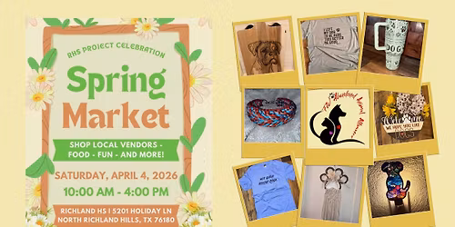 FWAAA @ Richland HS Spring Market
