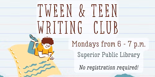Tween & Teen Writing Club