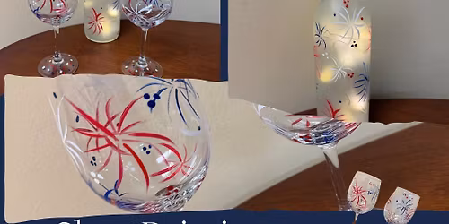 Glass Painting Workshop Celebrating America \ud83c\uddfa\ud83c\uddf8 250th Anniversary!