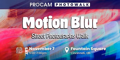 Motion Blur Street Photography Walk