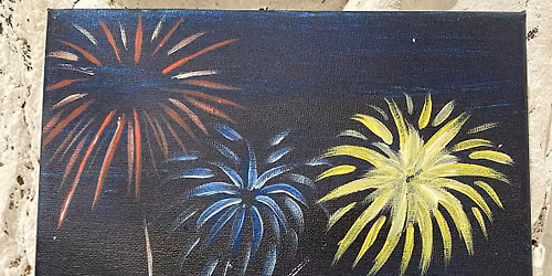 4th of July - fireworks over the lake