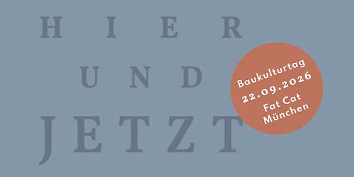 Baukulturtag 2026