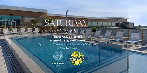 Red, White & Rooftop Memorial Day Pool Party
