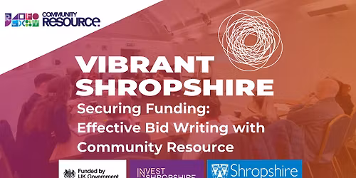 Securing Funding: Effective Bid Writing Training Session (MARKET DRAYTON)