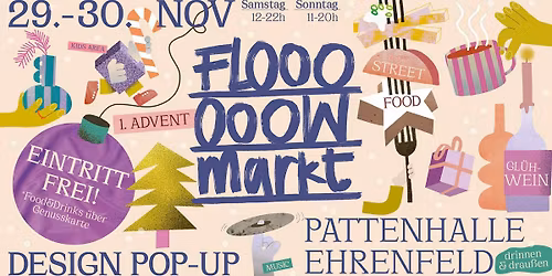 Geschenke-Shopping mit Flow! Drinnen & Drau\u00dfen mit Gl\u00fchweinbar, Street Food, Vibe & Vinyl DJs