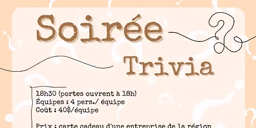Soir\u00e9e Trivia