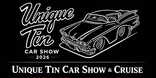 Unique tin car show and cruise