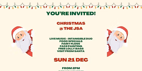 Christmas @ the JSA - Sunday 21 December