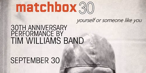 Matchbox 30: Yourself or Someone Like You (30th Anniversary) at Ardmore Music Hall 9\/30