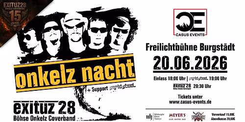 Onkelz Nacht (Open Air) \u2013 Burgst\u00e4dt mit Exituz28