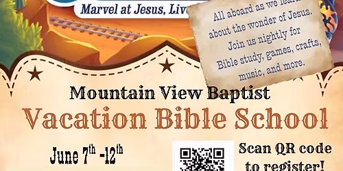 Wonder Junction VBS at Mountain View 