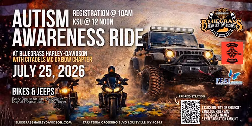 Citadels MC Oxbow Chapter Autism Awareness Ride