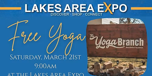 FREE Yoga at Lakes Area Expo