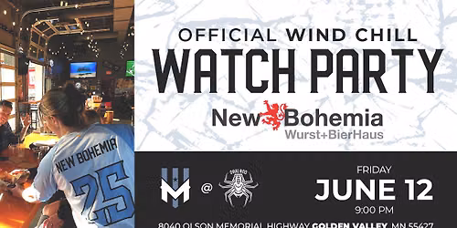 Wind Chill Official Road Game Watch Party - vs. Oakland Spiders