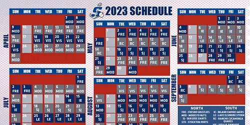 Stockton Ports at Inland Empire 66ers at San Manuel Stadium