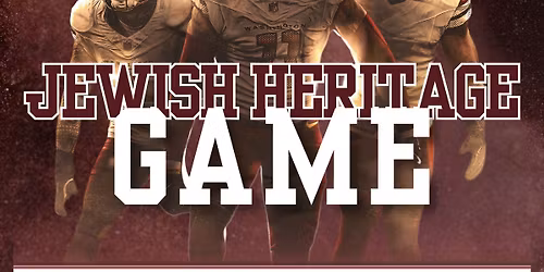 Washington Commanders Jewish Heritage Game