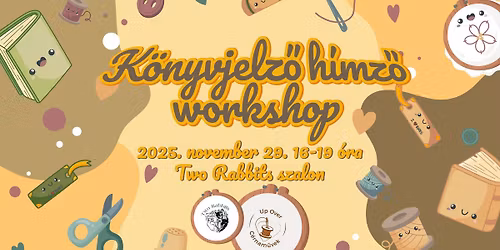 P\u00e1lc\u00e1s k\u00f6nyvjelz\u0151 - H\u00edmz\u0151s Workshop a Two Rabbits-n\u00e9l