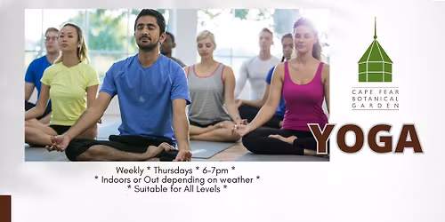 Yoga at Cape Fear Botanical Garden