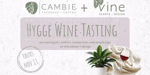 Hygge Wine Tasting