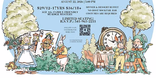 Wonderland Family Friendly Murder Mystery Dinner
