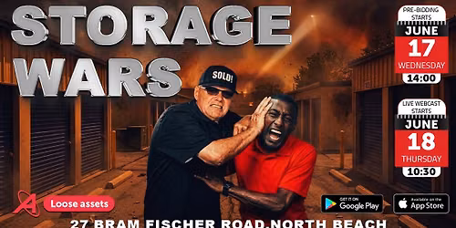 Timed then Live Webcast Storage Wars \u2b50\ufe0f Durban \u2b50\ufe0f