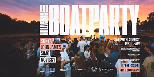 RNB SENSATION x POZIOM CLUB x BOAT PARTY