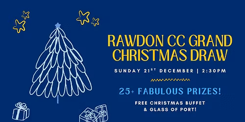 Rawdon CC Grand Christmas Draw \ud83c\udf84\ud83c\udf81