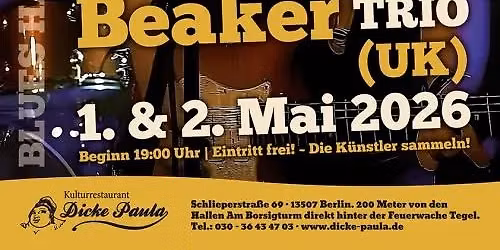 Norman Beaker Trio | The Bluesman from Manchester Live! (UK) \u2013 Blues Hall Of Fame Member