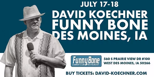 David Koechner LIVE | Funny Bone Des Moines