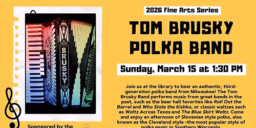 Fine Arts Event: Tom Brusky Polka Band