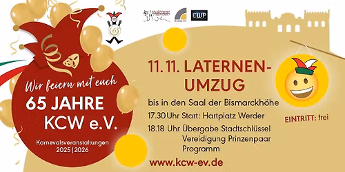 Karnevalistischer Laternenumzug