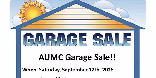 Aldersgate United Methodist Church Annual Garage Sale