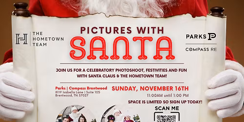 Pictures with Santa!